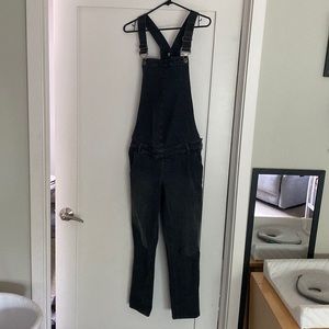 Maternity black overalls